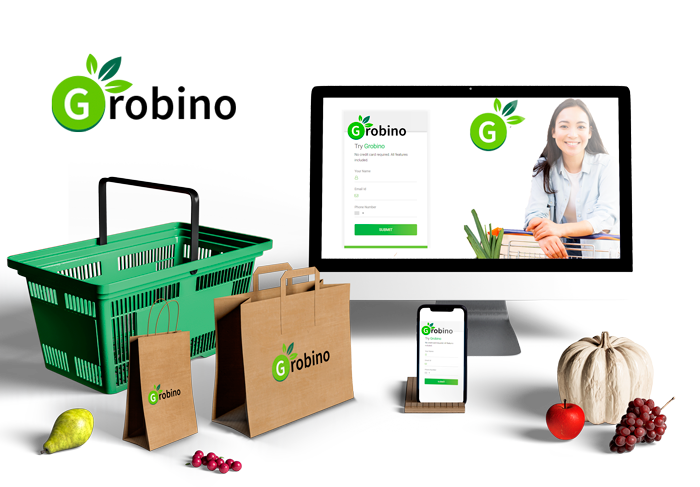 Web Online Ordering Platform For Grocery Business